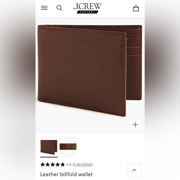 J.CREW Factory Leather Wallet - Picture 6 of 7